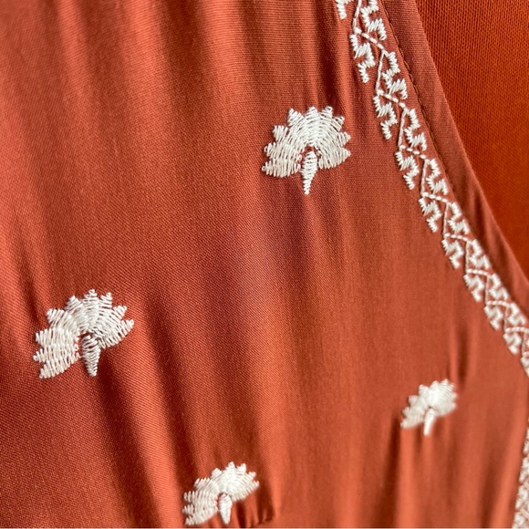 ROOLEE Brenton Maxi Dress XS  with Pockets in Rust - Picture 5 of 6